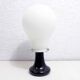 Table lamp made entirely of black and white glass, 1980