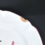 Antique polychrome earthenware plate Chinoiserie 18th century ? St Clément Les Islettes