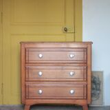 Wooden chest of drawers with 3 drawers, storage furniture, antique furniture, Art Deco.