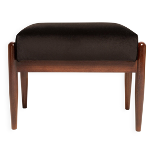 Tabouret GFM mi-siècle - 1960 velours