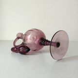 Aiguière en verre Murano