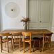Farm table for 10/12 people.
