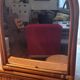 Magnificent bamboo dressing table and its stool.