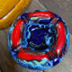 Vintage ashtray flame Vallauris
