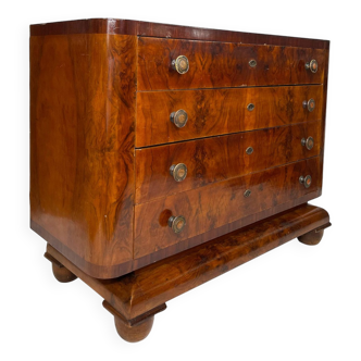 Italian art deco chest of drawers 1930s