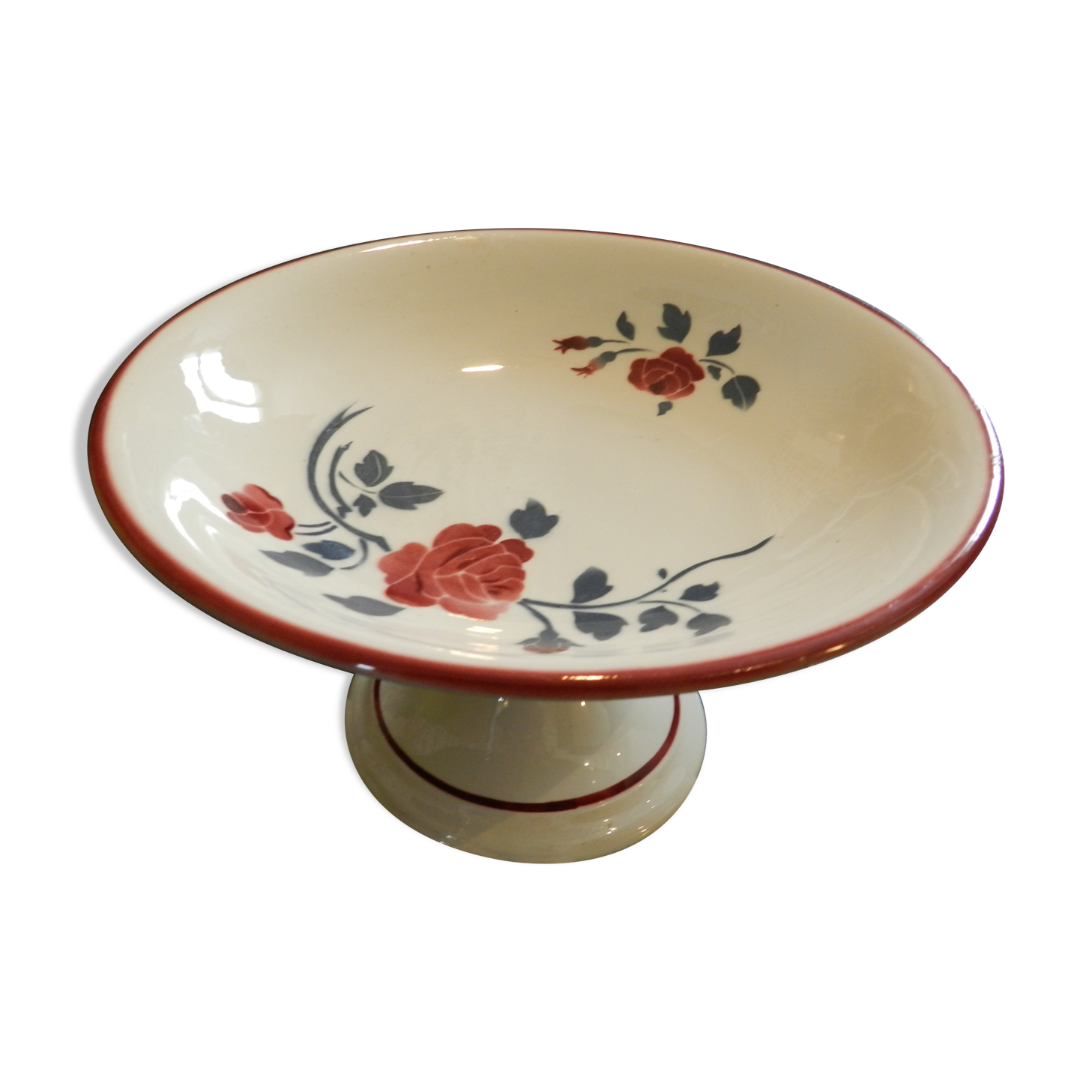 Old compotier Badonviller model Rosador