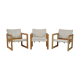Ensemble de 3 fauteuils Diana de Karin Mobring, Ikéa, circa 1970