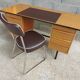 Adult desk, scandinavian type, 1970 and roneo chair