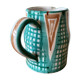 Robert Picault enamelled earthenware pitcher in Vallauris