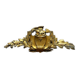 Brass pediment