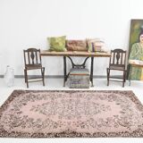 6x9 Classic Floral Persian Vintage Rug, 199x267Cm SK 2713