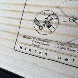 Leather cushion for postmodern Kreuzschwinger chair by Till Behrens, 1980s, set of 2.