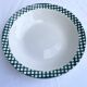 Serving dish Digoin & Sarreguemines "Scottish" pine green and gold years