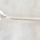 Silver dessert or coffee spoons, "Boulenger", Baguette pattern