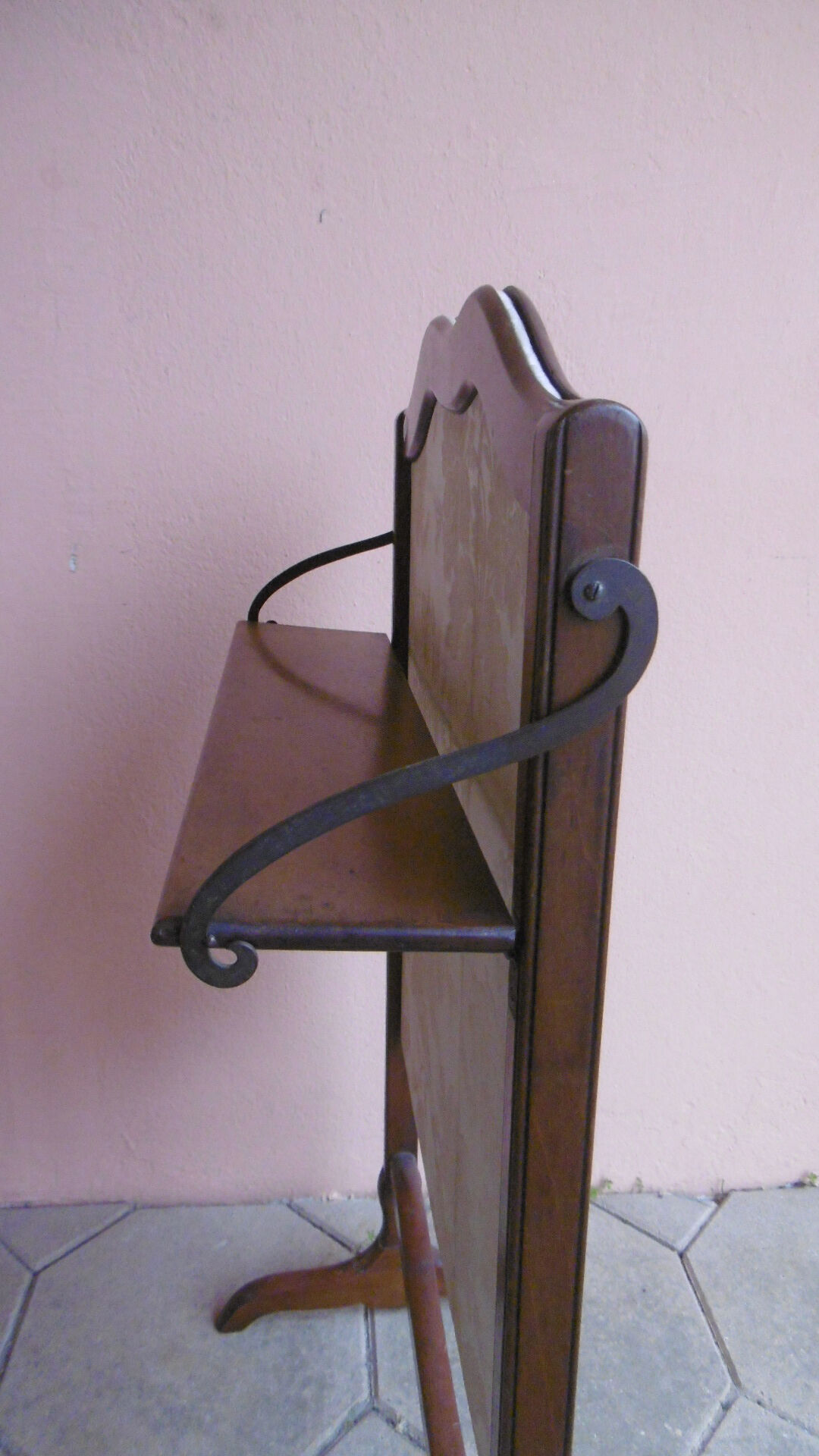 Fireplace cover - mahogany fireplace screen