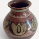 1970s Spanish Hand-Painted Studio Pottery Vase with Mediterranean Motifs