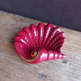 Verceram shell 1950s pocket tray or ashtray