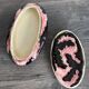 Vintage Jewellery Box Monaco Gold Pink