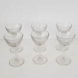 Verres à apéritif des années 30-40