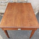 Art Deco table, wood, vintage 1930s