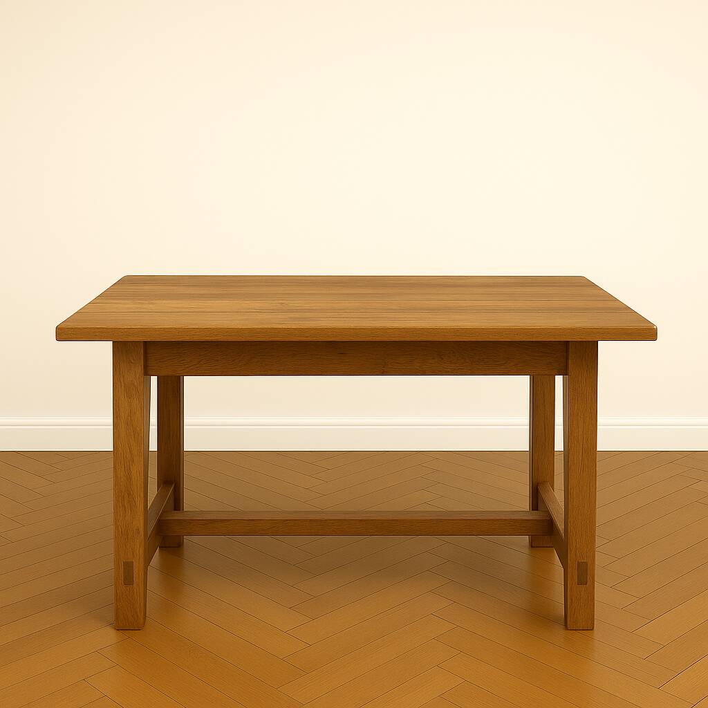 Petite table de ferme bois massif