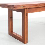 Scandinavian teak folding coffee table