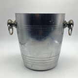 Aluminium champagne ice bucket marks Saint Eloi on the reverse