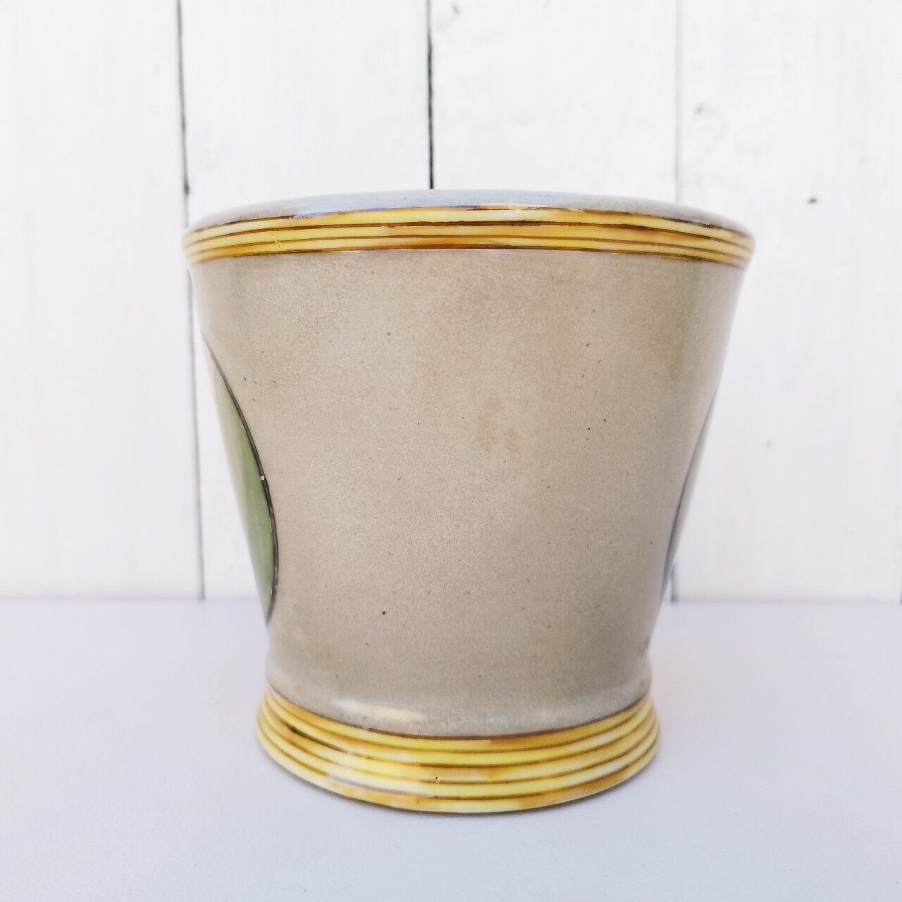 Ceramic pot cache bamboo décor Langet