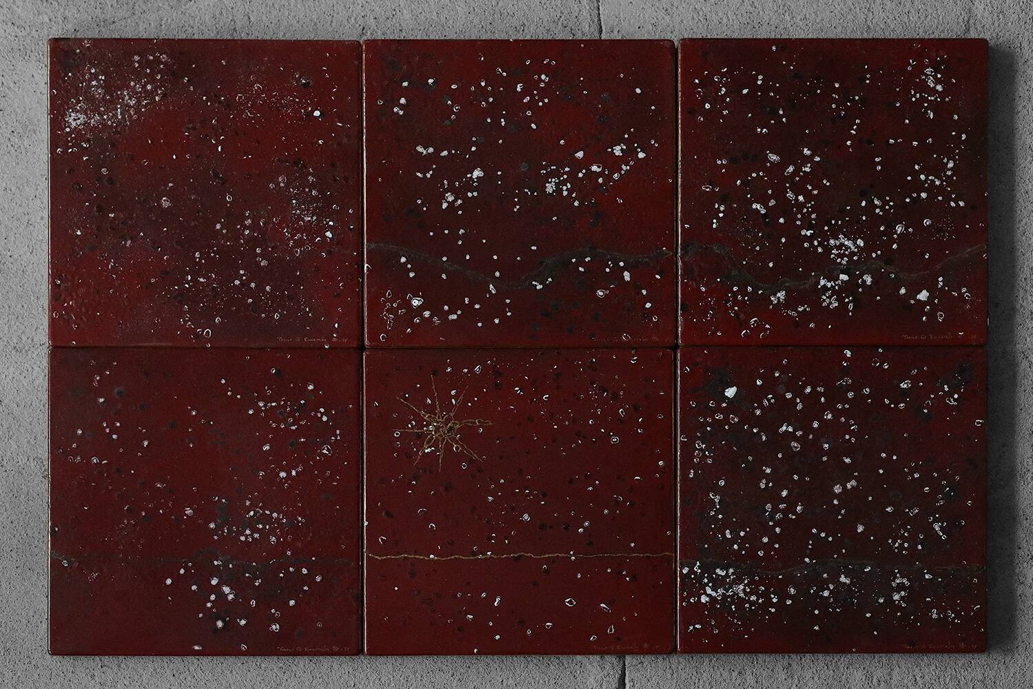 6 Large Enameled Panels by Torolf G. Engström for Hotel Continental, 1975