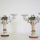 Bassano ceramic candelabra, 1970s, set of 2