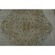 1970s Vintage Persian Handmade Wool Cotton Beige Area Rug 284x374