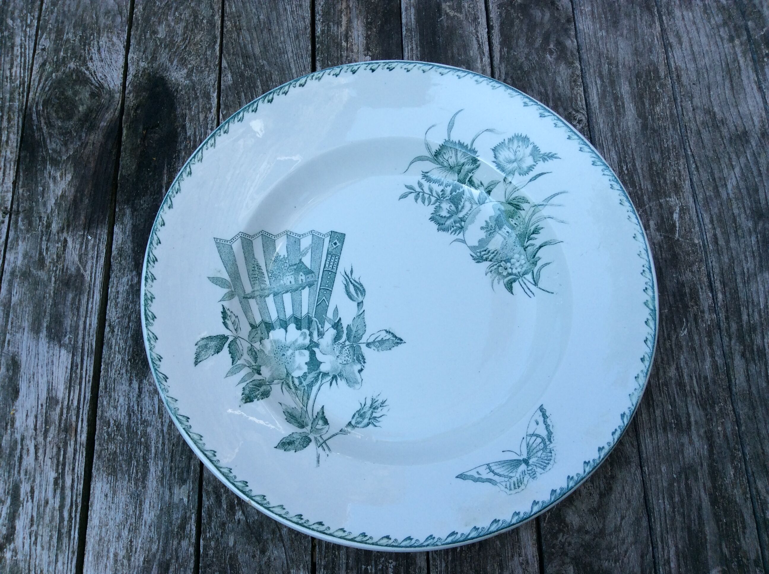 Series 6 tablespoons Plate Iron Earth