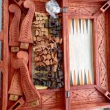 Bali backgammon chess game
