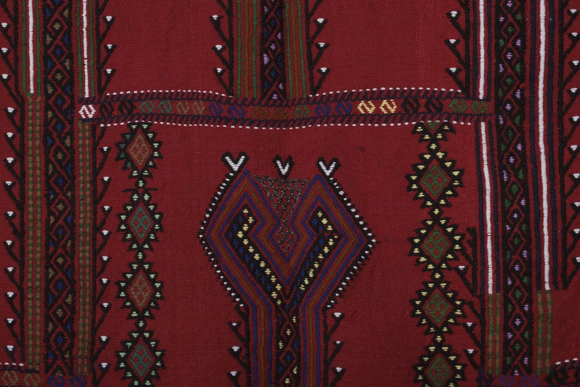 Vintage Turkish kilim, handwoven, 151x235 cm.