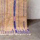 Handmade natural wool rug, size 240 x 160 cm