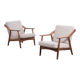 Fauteuils en teck par H. Brockmann-Petersen pour Randers Møbelfabrik, années 1960, ensemble de 2