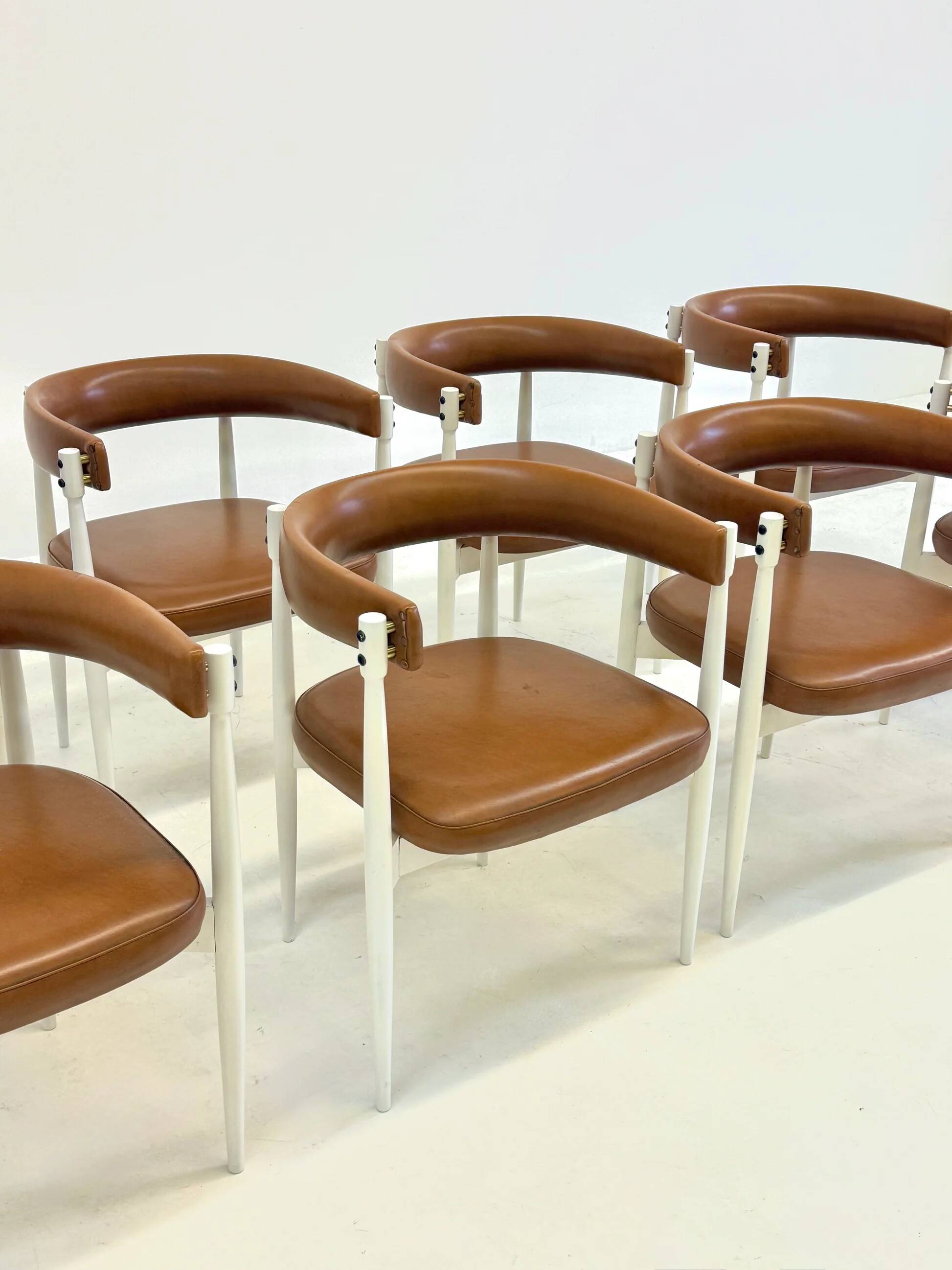 Vintage dining chairs by A. Dal Vera e Figli & Flam Sansoni