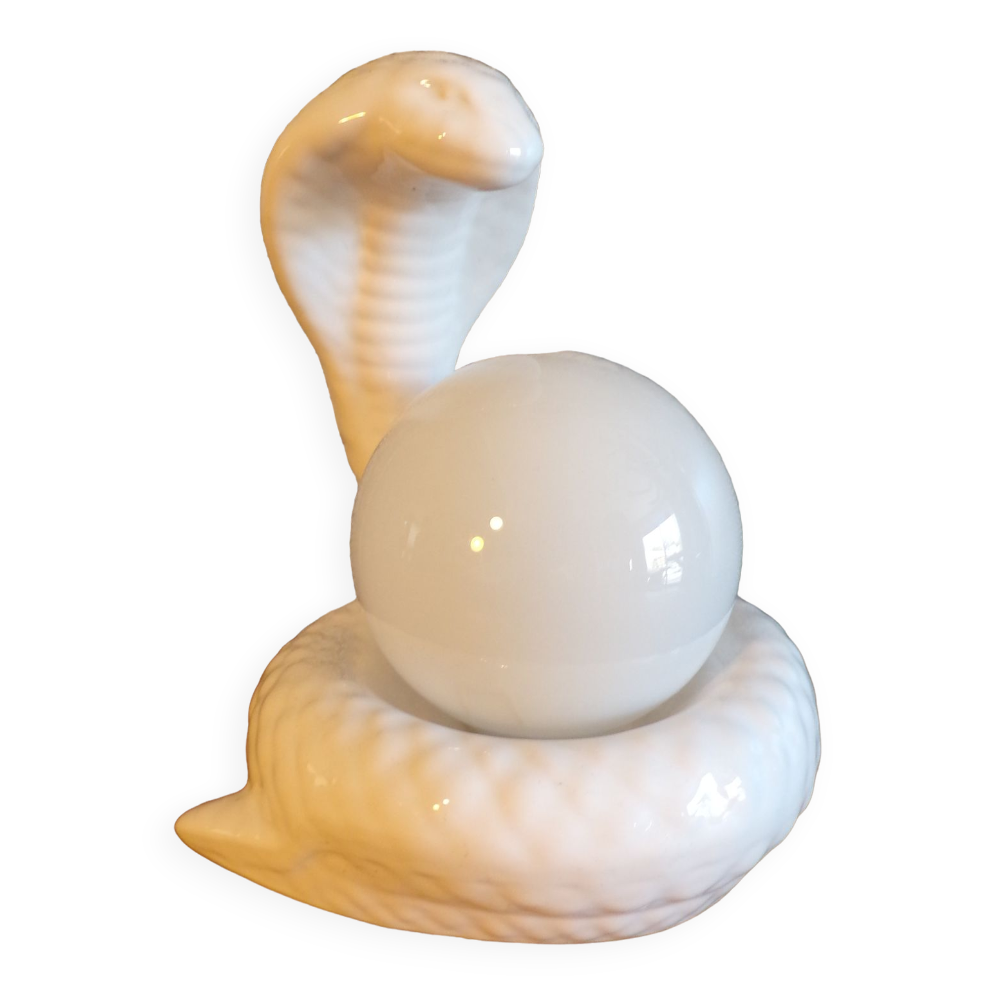 Ceramic cobra lamp