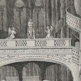 Engraving from 1810 of "Saint Etienne-Du-Mont"