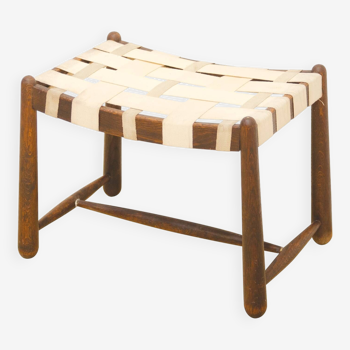 Tabouret du milieu du siècle, repose-pieds par Krasna Jizba, années 1960, Tchécoslovaquie