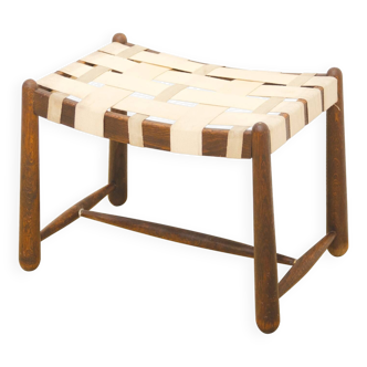 Tabouret du milieu du siècle, repose-pieds par Krasna Jizba, années 1960, Tchécoslovaquie