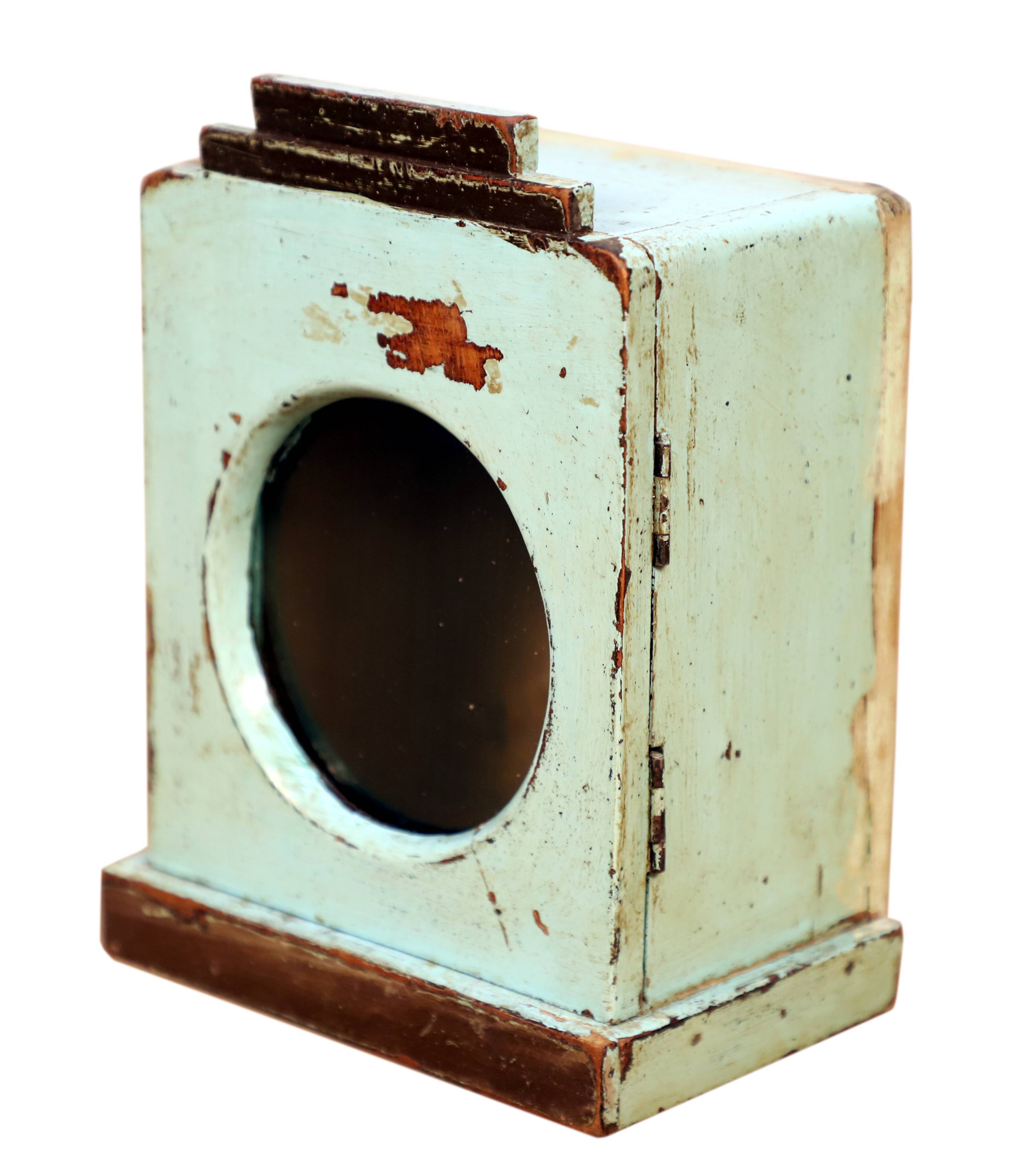 Burmese teak clock box