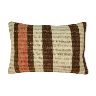 Vintage turkish handmade kilim cushion cover 40x60 cm