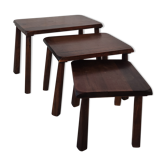 Brutalist nesting tables
