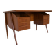 Vintage Teak desk by Gunner Nielsen for Tibergaard