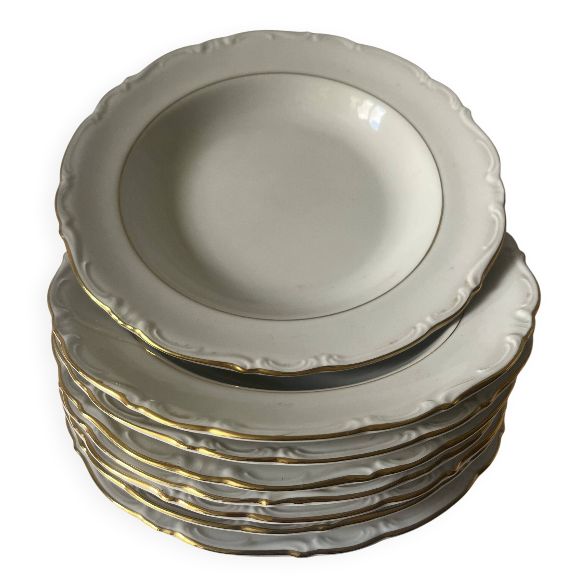 8 soup plates - Winterling porcelain