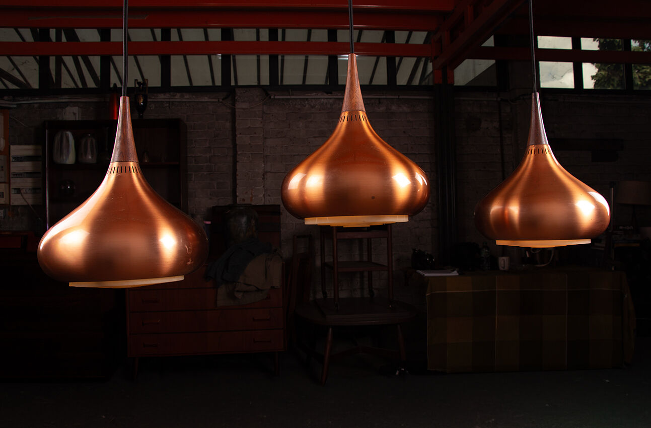 Triple Danish suspension, Metal and Rosewood, Jo Hammerborg.