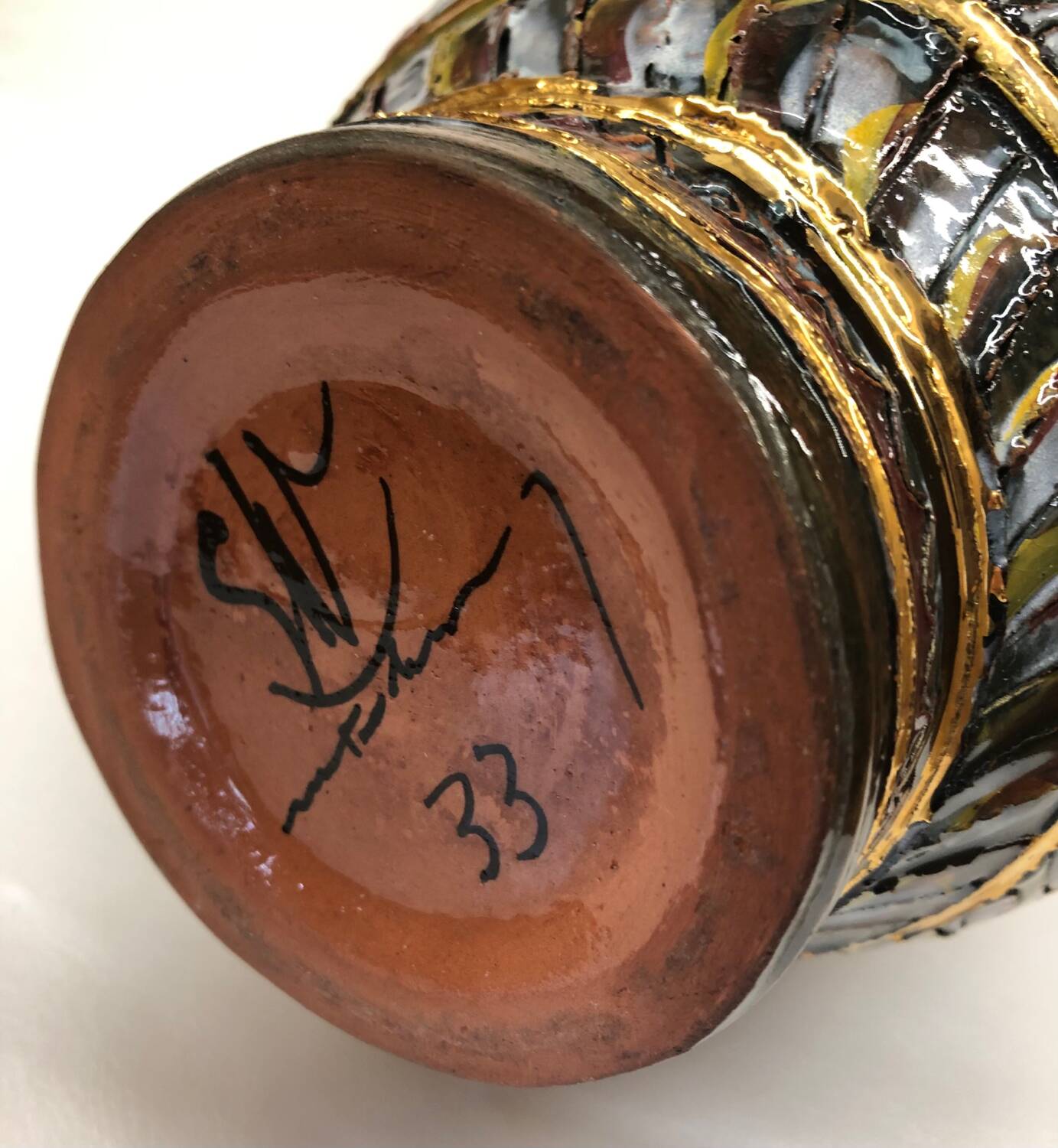 Nimy ceramic vase by Louis Waem