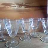 Five glasses aperitif of 40