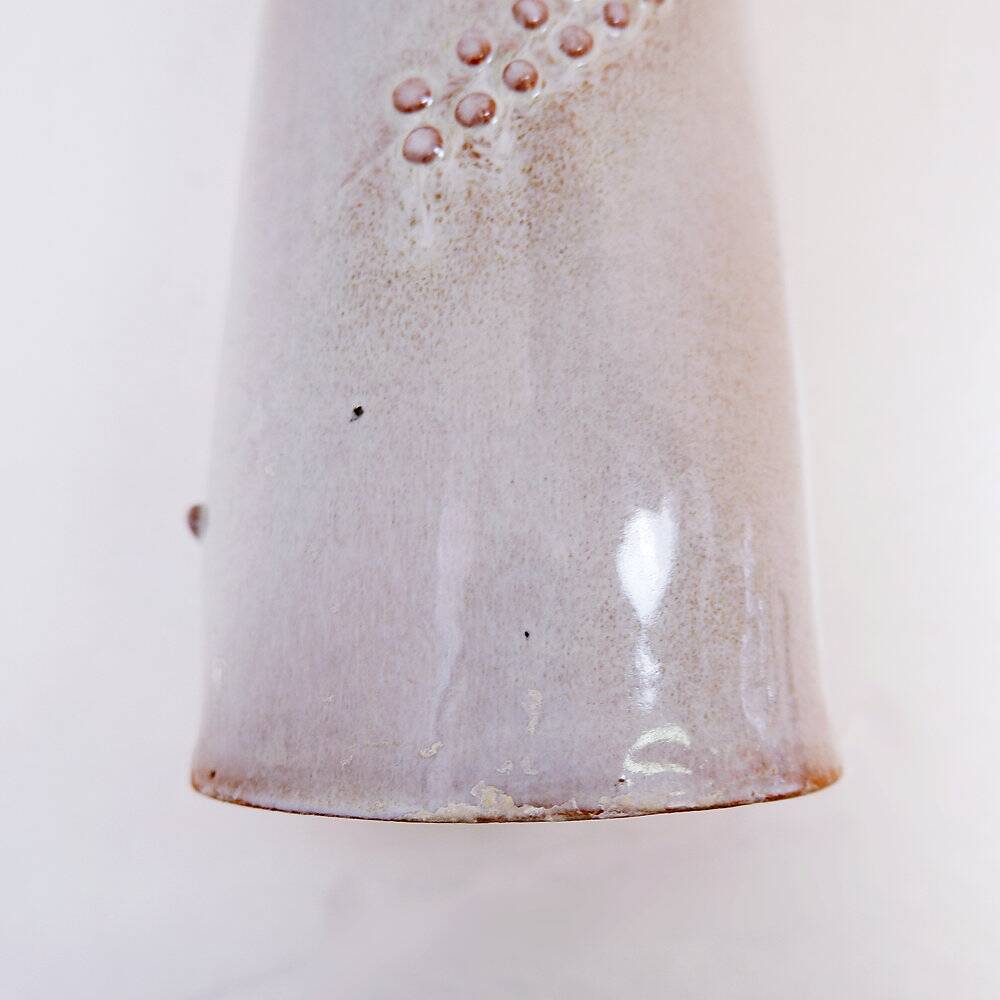 Ceramic sculpture of a female face - flower vase decoration